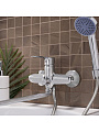 Смеситель для ванны, РМС, с картриджем, хром, SL133-006E - фото 4