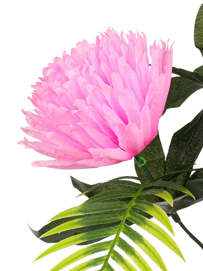 Цветок искусственный декоративный пасхальный, Хризантема, 7 головок, 50 см, в ассортименте, FB107