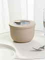 Миска пластик, 0.6 л, 12х8.2 см, латте, круглая, герметичная, Idea, Нео, М 1324 - фото 2