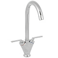 Смеситель для кухни, Frap, с кран-буксой, хром, F4098 - фото 6