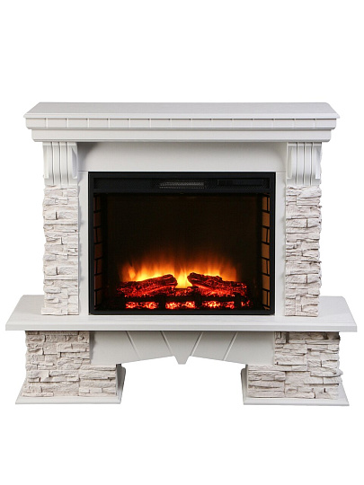 Электрокамин RealFlame, Marseille, белый, Rich-S, эксклюзив