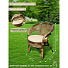Мебель садовая Флоренция Мини, стол, 80.5х81х76 см, 2 кресла, подушка бежевая, 110 кг, IND07 - фото 19