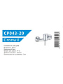 Смеситель для душа, Cronwil, с картриджем, CP043-20 - фото 5