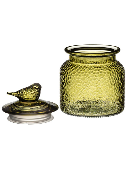 Банка для сыпучих продуктов, стекло, 0.65 л, с крышкой, Lefard, Garden Green, 172-185