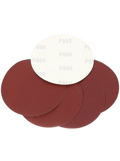 Круг шлифовальный Росомаха, диаметр 125 мм, зернистость P800, под липучку, 5 шт, 435800