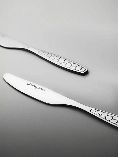 Нож нержавеющая сталь, 2 предмета, столовый, Atmosphere, Kenya, AT-C135