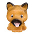 Игрушка-антистресс Bondibon, Собака Покажи язык, 12х6х16 см, ВВ3245, коричневая - фото 2