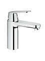 Смеситель для раковины, Grohe, Eurosmart, короткий излив, с картриджем, хром, 23327000