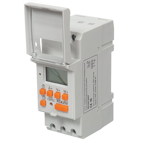 Таймер электронный TDM Electric, ТЭ15-1, 16, 1мин/7дн-16on/off, SQ1503-0005