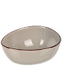 Салатник керамика, фигурный, 13 см, 0.3 л, Pollen, Daniks, SDC1345, капучино - фото 3
