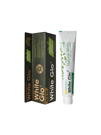 Зубная паста White Glo, натуральная белизна, 100 г