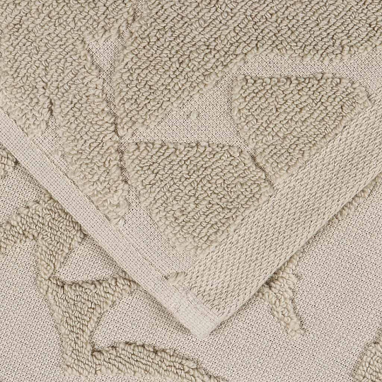 Полотенце банное 50х90 см, 100% хлопок, 420 г/м2, Frida Beige, TAC, бежевое, 1819, Турция