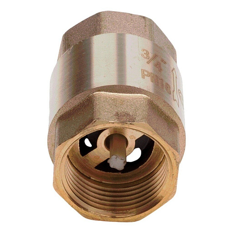 Клапан обратный 3/4", г-г, шток пластик, AquaLink