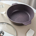 Жаровня алюминий, 28 см, 4 л, антипригарное покрытие, Мечта, Premium violet, 34904, с крышкой - фото 2