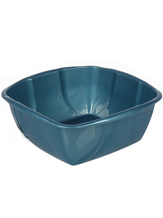 Таз пластик, 13 л, квадратный, в ассортименте, Илан-пласт, ЦТ13