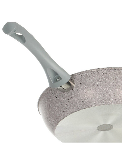 Сковорода алюминий, 28 см, антипригарное покрытие, Vari, Прованс, серо-сиреневый камень, PRV30128