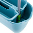 Ведро пластик, 17 л, серо-голубое, хозяйственное, с органайзером, Idea, М2419 - фото 9