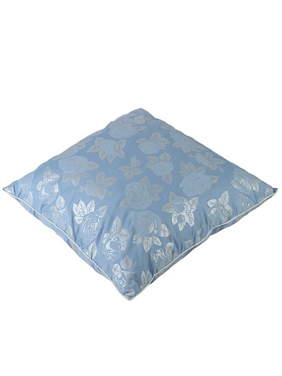 Подушка 68 х 68 см, гусиный полупух, Лаки, чехол 100% хлопок, кант, средняя, Бел-Поль, ПГл-7сб