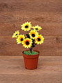 Цветок искусственный декоративный пасхальный, Подсолнух, 30 см, в ассортименте, FP212