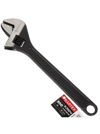 Ключ разводной, Bartex, 300 мм, углеродистая сталь