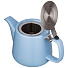 Чайник заварочный керамика, 0.5 л, с ситечком, Bronco, Velour, 470-375, голубой - фото 2