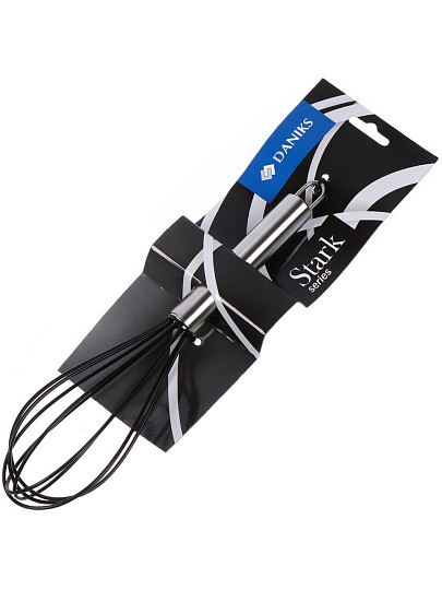 Венчик силикон, навеска, черный, Daniks, Stark, YW-KT258-1