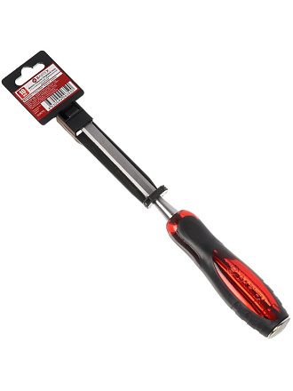 Долото-стамеска 10 мм, рукоятка двухкомпонентная обрезиненная, Bartex, Тигровый глаз, 1248510