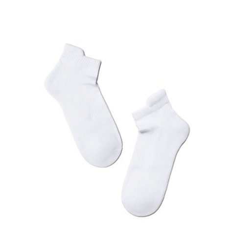 Носки для женщин, короткие, хлопок, Esli, Active, 078, белые, р. 23, махровая стопа, 15С-75СПЕ