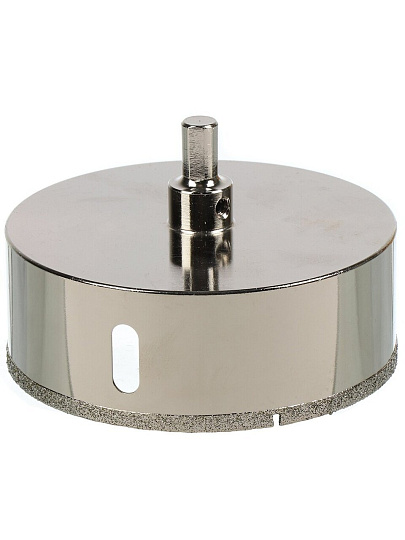 Коронка алмазная, по керамограниту и керамике, Rennbohr, Alpha, диаметр 110 мм, с центрирующим сверлом, 676201