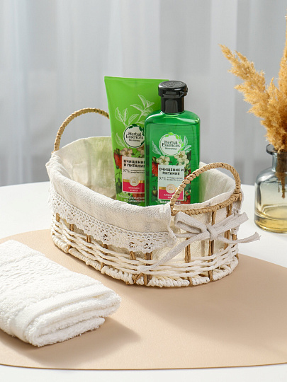 Корзина плетеная, овал , 25*17*9 см, Y4-9663