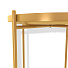 Стол кофейный 52х37.6х37.6 см, металл, золото, Sheffilton, SHT-CT8, Сж-85 - фото 3