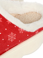 Тапки для женщин, полиэстер, красно-белые, р. 36-37, Снеговички, A210404 - фото 4