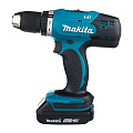 Дрель-шуруповерт аккумуляторный, Makita, DDF453SYE, 18 В, кейс