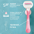 Станок для бритья Venus, Comfortglide Sugarberry, для женщин, 5 лезвий, 1 сменная кассета, держатель - фото 6