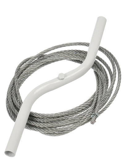 Трос сантехнический канализационный канатный, диаметр 6х10 м, СантехКреп, 3.1.1.5.