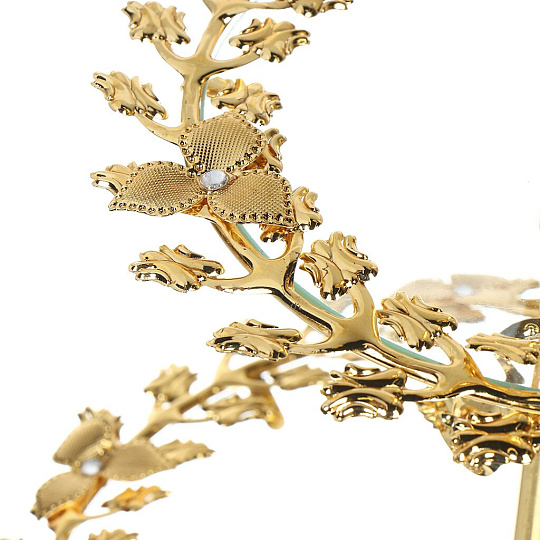 Ваза для конфет, 2 яруса, стекло, на ножке, 34 см, Mayer &amp; Boch, Ванесса-премиум, 30422