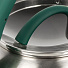 Чайник нержавеющая сталь, 3 л, со свистком, матовый, ручка с силиконовым покрытием, Daniks, индукция, изумрудный, DSC-8805 - фото 4