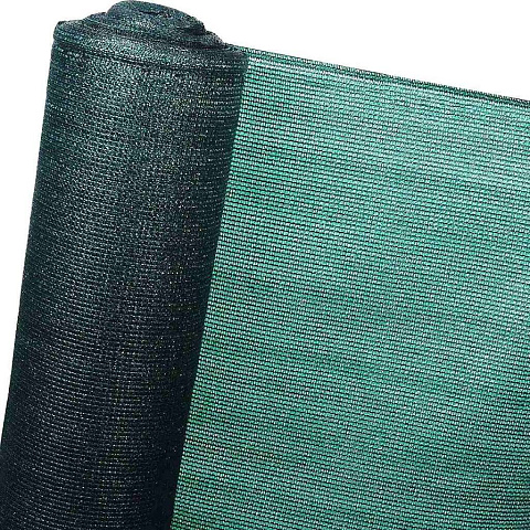 Сетка затеняющая полиэтилен, 1 x 3 мм, 300х5000 см, 80%, зеленая