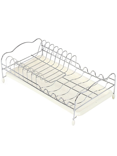 Сушилка для посуды, металл, с поддоном, 24х39х14 см, Y8-2768