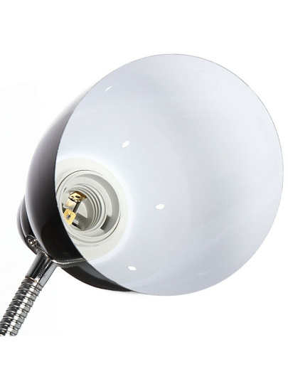 Светильник настольный на подставке, E27, 60 Вт, черный, абажур черный, SPE17156-11, Б/УП