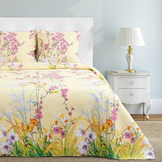 Постельное бельё &quot;Этель&quot; евро, Мелиса, размер 200х217 см, 240*220 см, 70*70 см-2 шт., 1090426