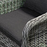 Мебель садовая Green Days, Элит Премиум, графит, стол, 118х118х75 см, 4 кресла, подушка черная, CYH1830W - фото 11