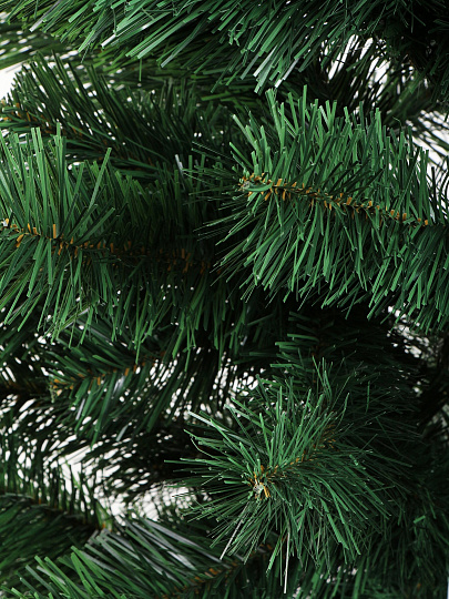 Елка новогодняя напольная, 210 см, Лесная, ель, зеленая, хвоя ПВХ пленка, подст. пластик, ЕЛЕС 21, Елушка