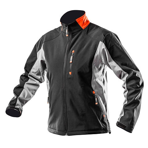 Куртка водо- и ветронепроницаемая, softshell, pазмер XL/56, NEO Tools, 81-550-XL