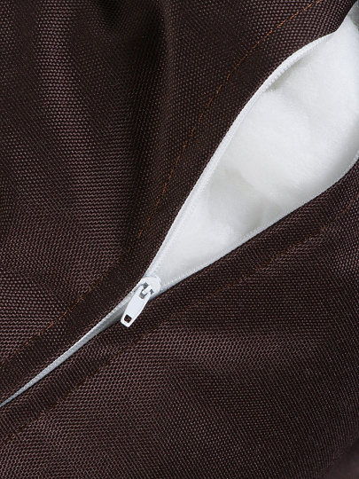 Подвесное кресло Кокон, 2-местное, 193х126х73 см, 160 кг, коричневое, ротанг, подушка коричневая, 11450205