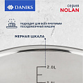 Кастрюля нержавеющая сталь, 2.6 л, с крышкой, крышка стекло, Daniks, Нолан, GS-01363-18CA, индукция - фото 11