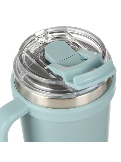 Термокружка нержавеющая сталь, 0.6 л, с ручкой, Y4-9327