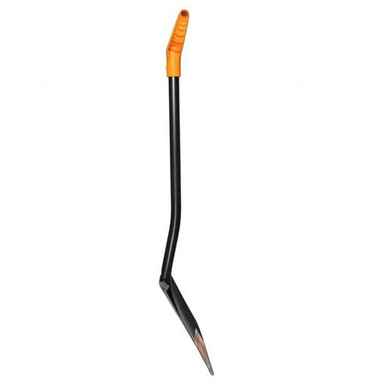Лопата штыковая, сталь, черенок металлический, с рукояткой, Fiskars, Solid, 1026684