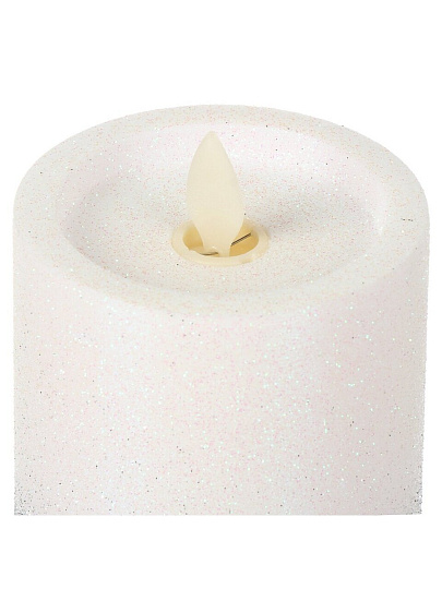 Свеча светодиодная 10х7.5 см, плавное мерцание, пластик, A330100