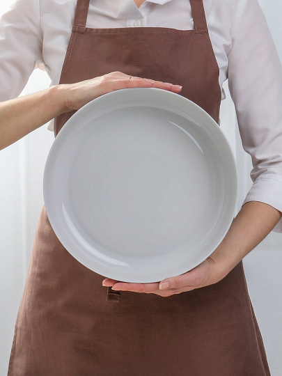 Форма для запекания стеклокерамика, 26 см, круглая, серая, Luminarc, Smart Cuisine Diwali Granit, X1626